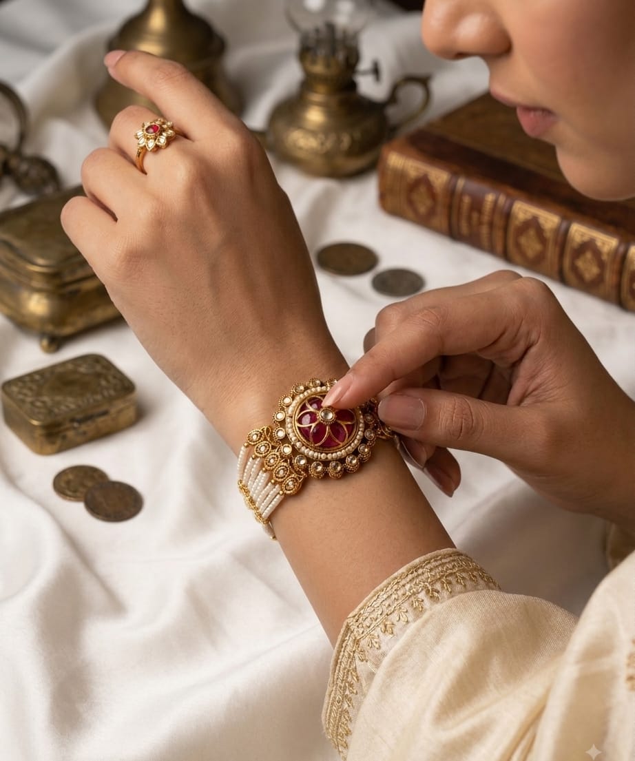 Royal B Pearl Hand Harness