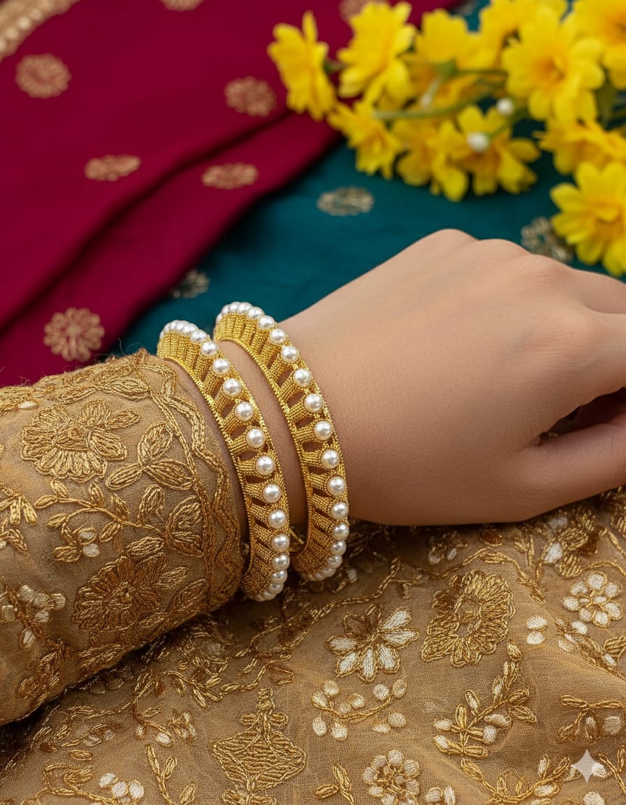 Indian gold look Bangels