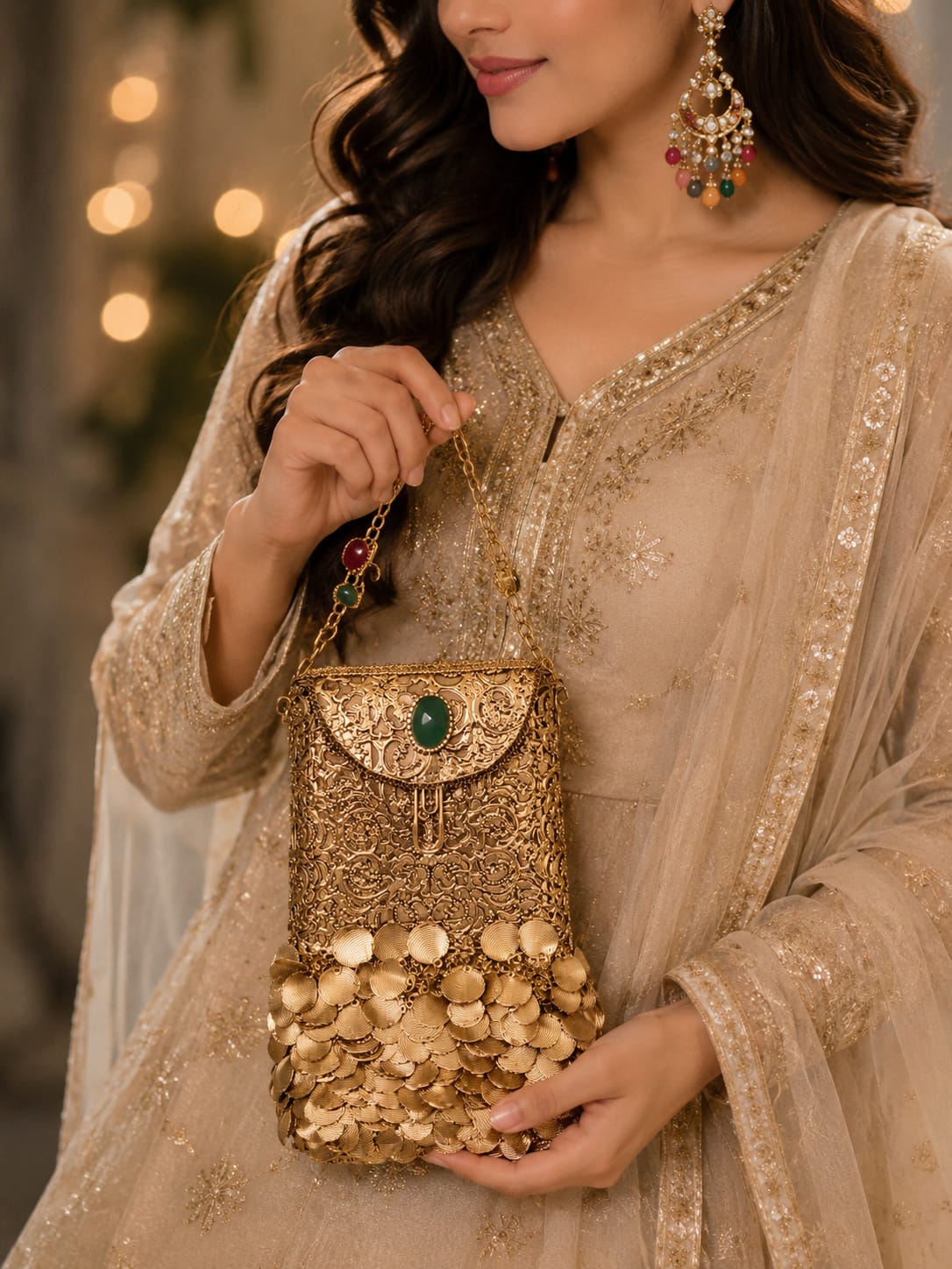 Hand made mobile clutch