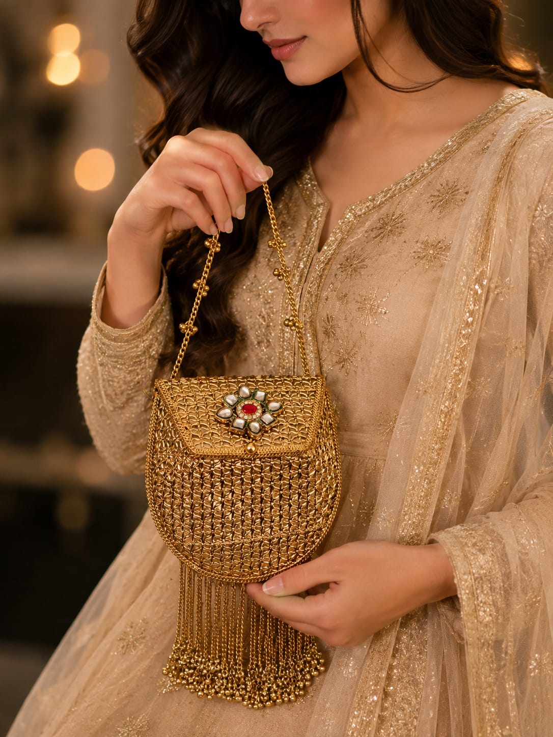 New kashmiri clutch