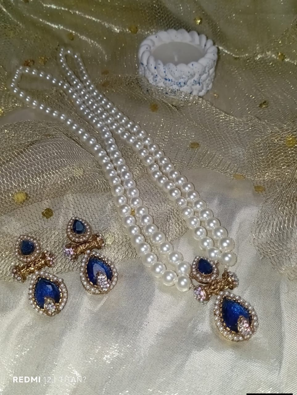 Noor Jahan Pearl Mala Set - Image 6