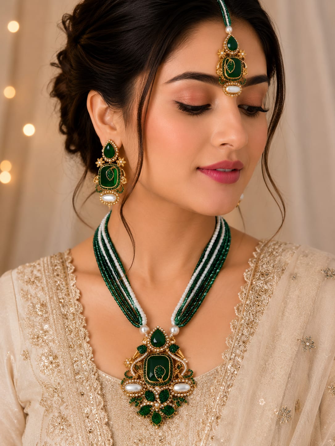 Classic Turkish Mala Set with Mother of Pearl