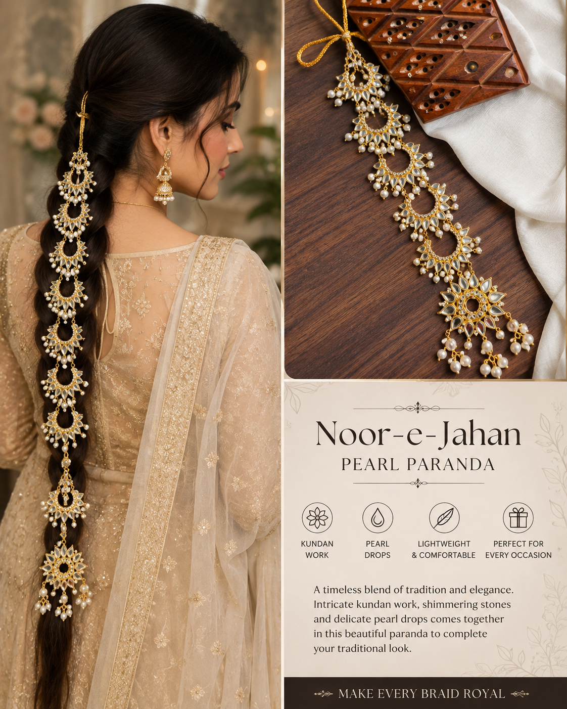 Noor-e-Jahan Pearl Paranda