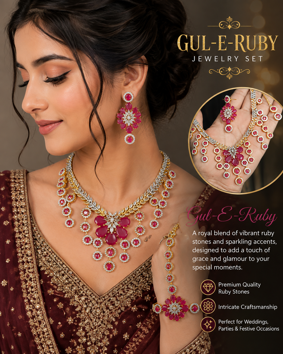 Gul-e-Ruby Set