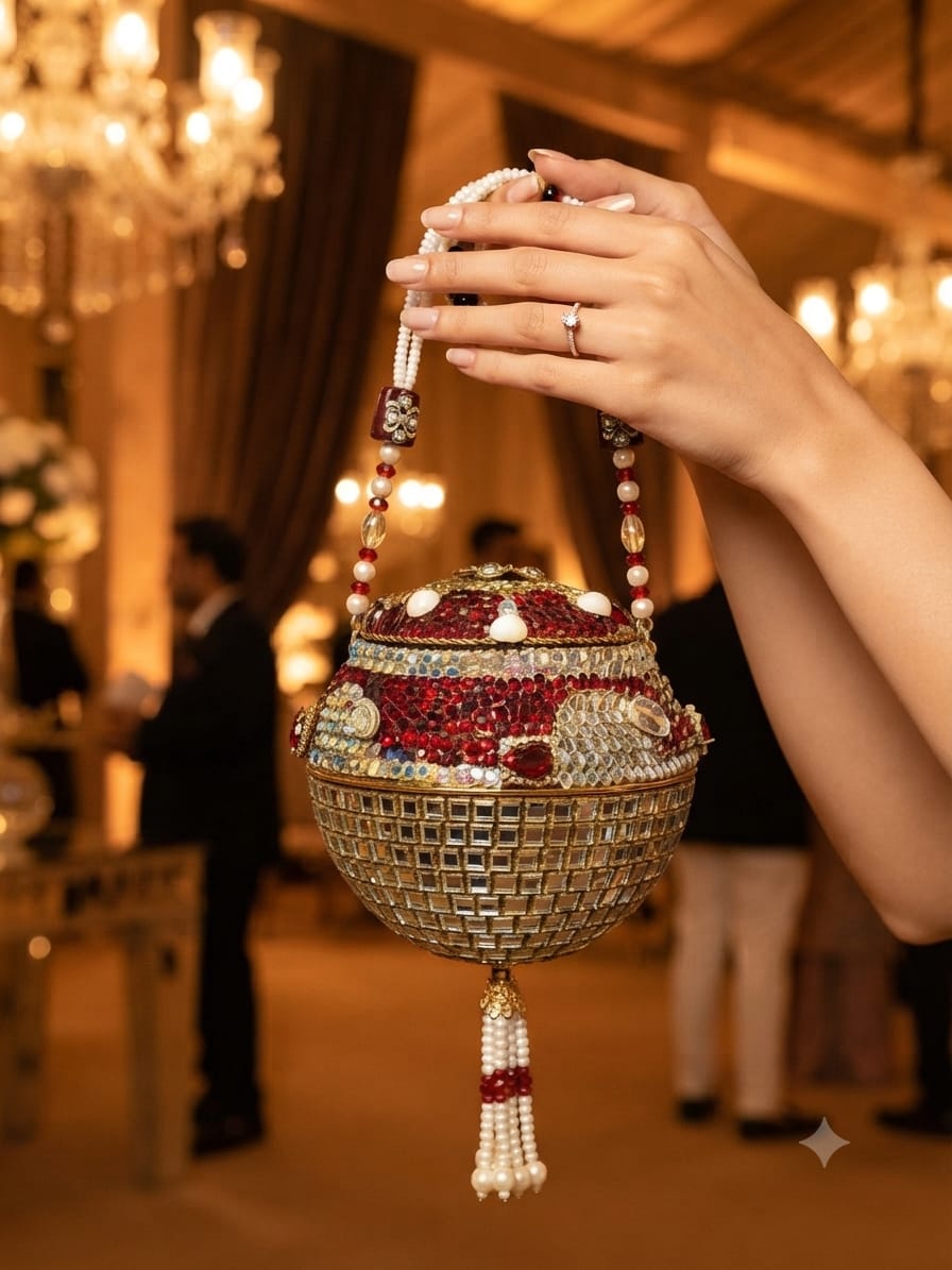 Round shape clutch