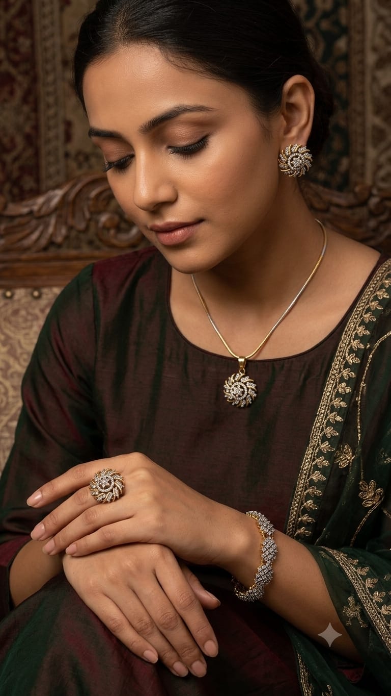 Goldplated combo set